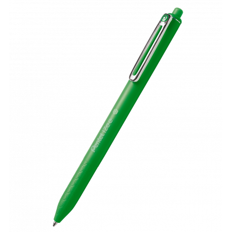 Długopis Pentel BX467 iZee, automatyczny długopis cienkopiszący, zielony