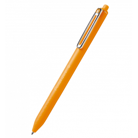 Długopis Pentel BX467 iZee, automatyczny długopis cienkopiszący, pomarańczowy
