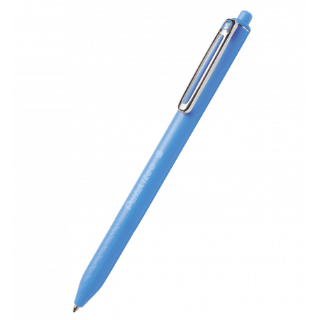 Długopis Pentel BX467 iZee, automatyczny długopis cienkopiszący, błękitny