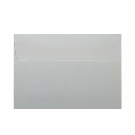 Koperty ozdobne, kolorowe koperty na zaproszenia C6, LEN, 120 g, biały, 10 sztuk