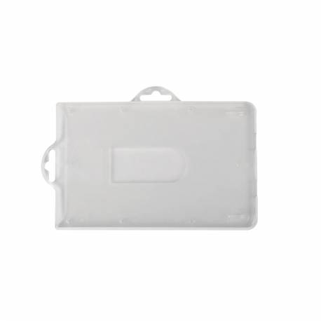 Identyfikator twardy pionowy lub poziomy na karty plastikowe, O.BADGE HOLDER 55 x 90 mm, 50 sztuk