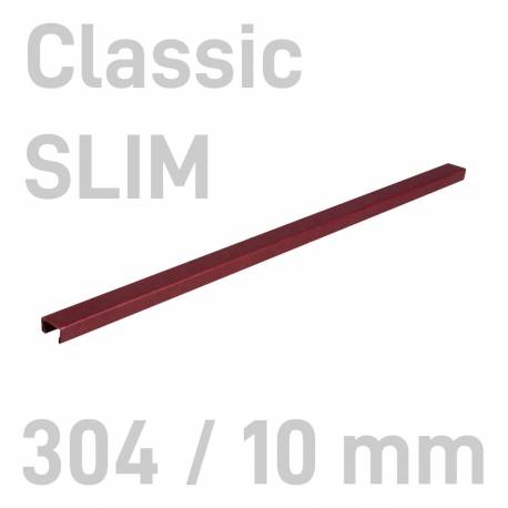 Kanał oklejany, O.CHANNEL Classic SLIM 304 mm (A3+ poziomo, A4+ pionowo) 10 mm, bordowy, 10 sztuk