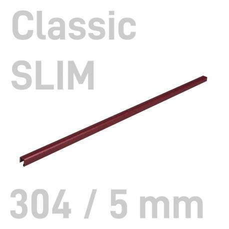 Kanał oklejany, O.CHANNEL Classic SLIM 304 mm (A3+ poziomo, A4+ pionowo) 5 mm, bordowy, 10 sztuk