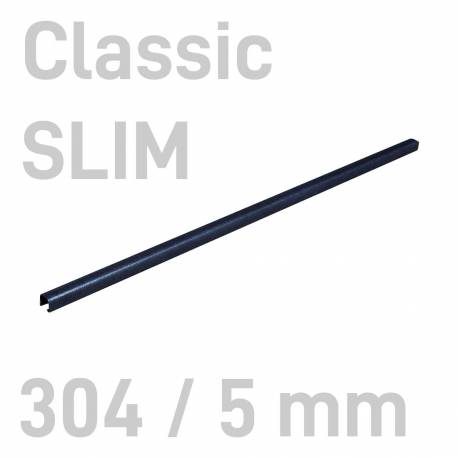 Kanał oklejany, O.CHANNEL Classic SLIM 304 mm (A3+ poziomo, A4+ pionowo) 5 mm, czarny, 10 sztuk