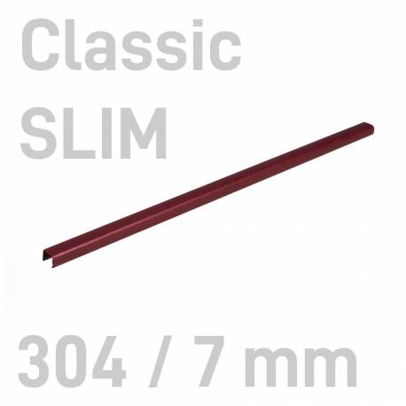 Kanał oklejany, O.CHANNEL Classic SLIM 304 mm (A3+ poziomo, A4+ pionowo) 7 mm, bordowy, 10 sztuk