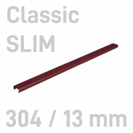 Kanał oklejany, O.CHANNEL Classic SLIM 304 mm (A3+ poziomo, A4+ pionowo) 13 mm, bordowy, 10 sztuk