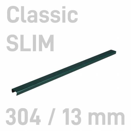 Kanał oklejany, O.CHANNEL Classic SLIM 304 mm (A3+ poziomo, A4+ pionowo) 13 mm, zielony, 10 sztuk