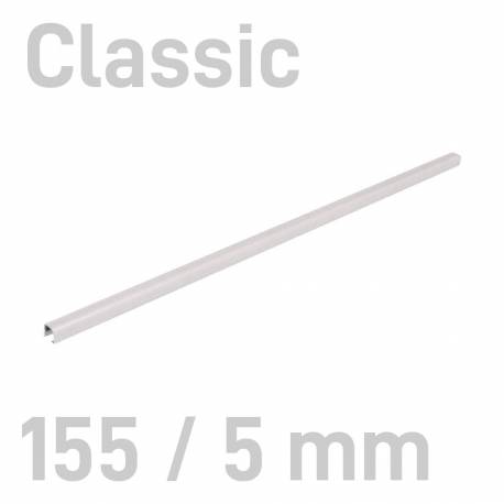 Kanał oklejany, O.CHANNEL Classic 155 mm (A5+ poziomo) 5 mm, biały, 10 sztuk