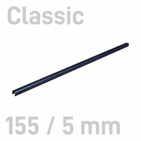 Kanał oklejany, O.CHANNEL Classic 155 mm (A5+ poziomo) 5 mm, czarny, 10 sztuk