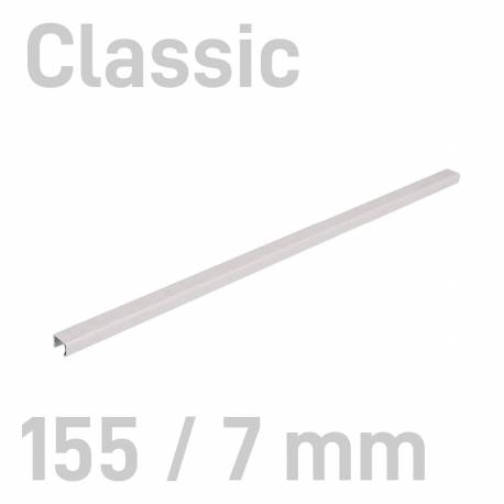 Kanał oklejany, O.CHANNEL Classic 155 mm (A5+ poziomo) 7 mm, biały, 10 sztuk
