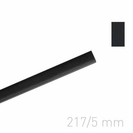 Kanał oklejany, O.CHANNEL Modern 217 mm (A4+ poziomo, A5+ pionowo) 5 mm, czarny, 10 sztuk