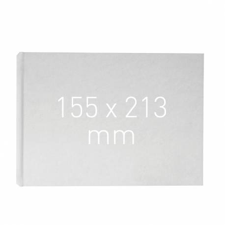 Okładka twarda, O.HARD COVER Duplex 155 x 213 mm (A5+ pozioma) biały, 10 par
