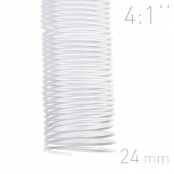 Grzbiety spiralne, O.COIL, A4, 24 mm, biały, 50 sztuk
