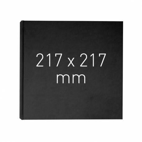 Okładka twarda, O.HARD COVER Duplex 217 x 217 mm (kwadratowa) czarny, 10 par