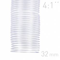 Grzbiety spiralne, O.COIL, A4, 32 mm, przezroczysty, 50 sztuk