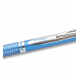 Pióro kulkowe Pentel BL407, metalowy cienkopis żelowy, niebieskie