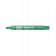 Marker permanentny, pisak Pentel N60, obudowa alu., ścięta, zielony