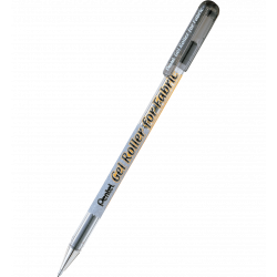 Pisak do tkanin, długopis żelowy Pentel BN15, czarny