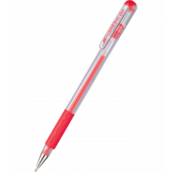 Długopis żelowy, Pentel Hybrid Gel Grip K116, 0.6 mm, czerwony