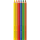 Kredki Faber Castell, trójkątne ołówkowe, Jumbo Grip, 6 kolorów