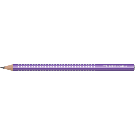 Ołówek grafitowy, Faber Castell Jumbo Grip, twardość B, 1 sztuka, fioletowy