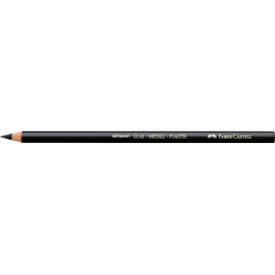 Kredka ołówkowa do znakowania szkła, skóry, Faber Castell 2251, czarna