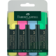 Zakreślacze Faber Castell 48 kpl. 4-kolorów w etui plastik