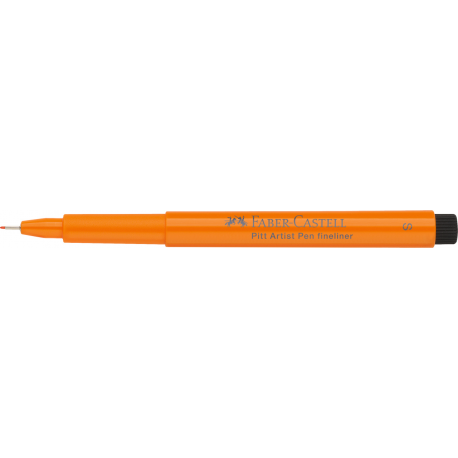 Pitt Artist Pen, flamastry pędzelkowe, pisak Faber Castell S pomarańczowy