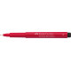 Pitt Artist Pen, flamastry pędzelkowe, pisak Faber Castell S czerwony