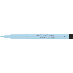 Pitt Artist Pen, flamastry pędzelkowe, pisak Faber Castell lodowy błękit