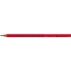 Ołówek GRIP 2001 HB czerwony jagodowy Faber Castell