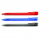 Długopis z cienką końcówką, automatyczny, Faber Castell RX7, czerwony
