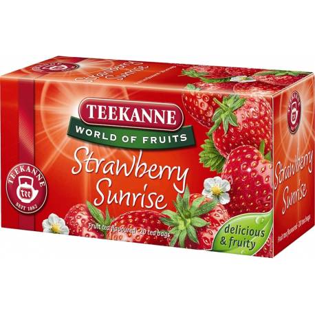 Teekanne, Herbata owocowa, Strawberry Sunrise 20 torebek