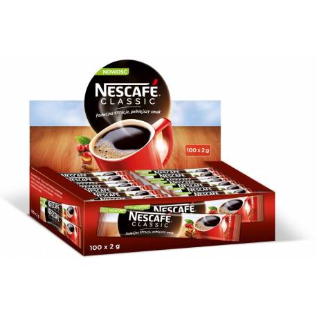 Nescafé, Kawa rozpuszczalna, Classic 100 x paluszek 2g