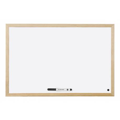 Tablica suchościeralna, BI-OFFICE drewniana tablica magnetyczna, 400x600
