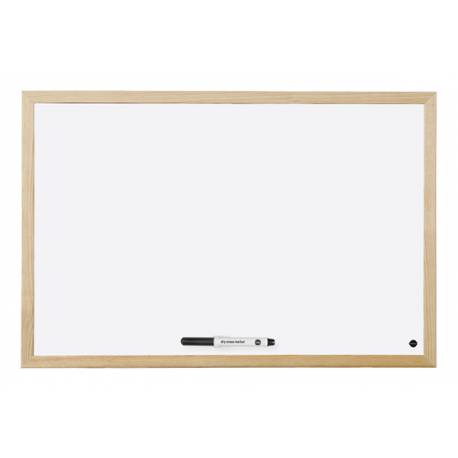 Tablica suchościeralna, BI-OFFICE drewniana tablica magnetyczna, 600x900