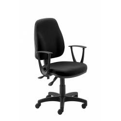 Fotel biurowy, krzesło obrotowe, OFFICE PRODUCTS Paros, czarny