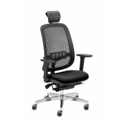 Fotel biurowy, krzesło obrotowe, OFFICE PRODUCTS Skiatos, czarny