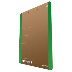 Clipboard DONAU Life, karton, A4, podkładka do pisania z klipsem, zielony