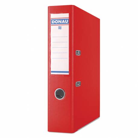 Segregator A4, biurowy segregator na dokumenty Donau Premium 75mm, czerwony