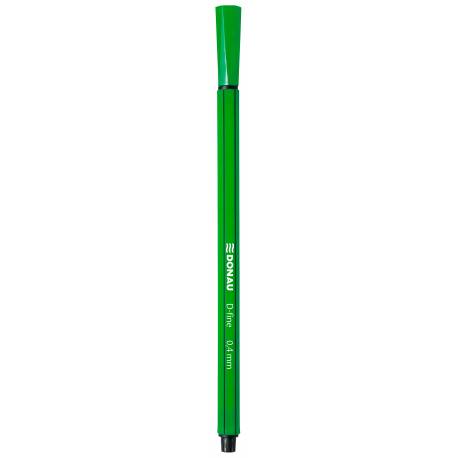 Cienkopis Donau D-Fine, pisak kolorowy, 0,4 mm, zielony