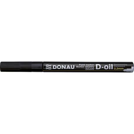 Marker olejowy, pisak olejny, DONAU D-Oil, okrągły, 2,2mm, czarny