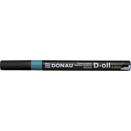 Marker olejowy, pisak olejny, DONAU D-Oil, okrągły, 2,2mm, zielony
