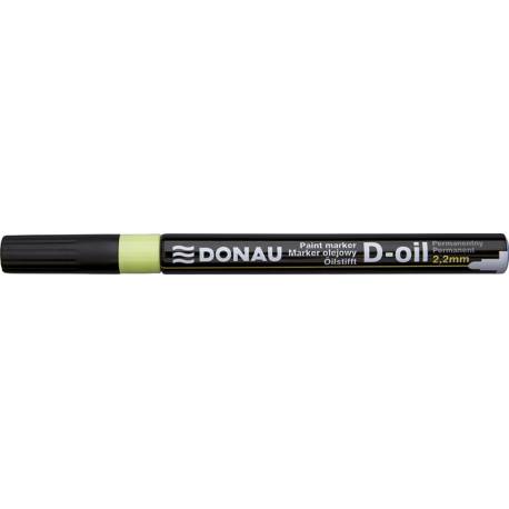 Marker olejowy, pisak olejny, DONAU D-Oil, okrągły, 2,2mm, żółty