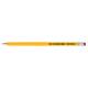 Ołówek drewniany z gumką Donau, HB, lakierowany, żółty