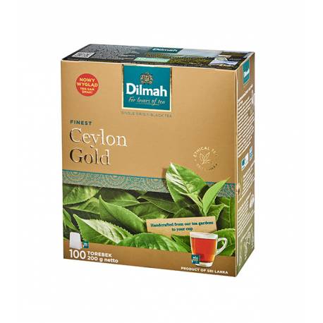 Dilmah herbata czarna Ceylon Gold 100 saszetek