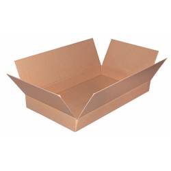 Karton wysyłkowy, pudło pakowe, zamykane, 627x367x66mm, typ InP A, szare