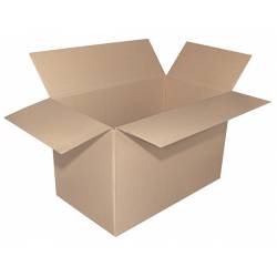 Karton wysyłkowy, pudło pakowe, zamykane, 627x367x171mm, typ InP C, szare