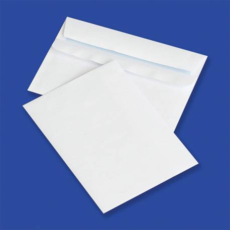 Koperty C6 wymiary 114x162 mm, list koperty białe SK samoklejące, 1000szt, białe