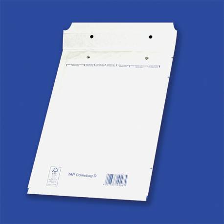 Koperty bąbelkowe A5+, koperty z folią bąbelkową D14, 180x265mm/200x275mm, 100szt, białe